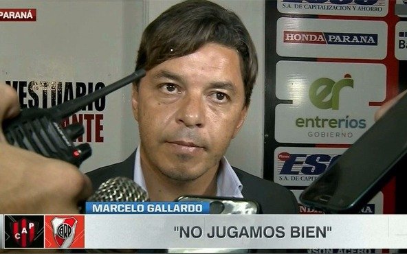 La sinceridad de Gallardo: "Ganamos de casualidad  pero viene bien para el miércoles"