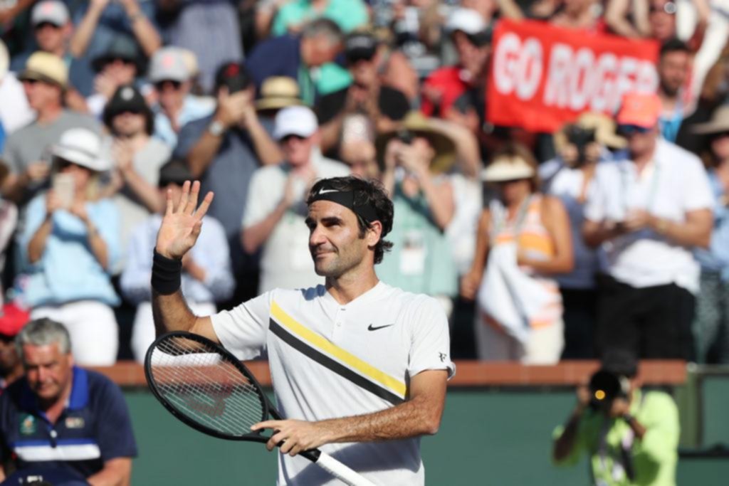 Delbonis no pudo contra Federer, en Indian Wells