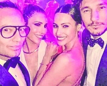A Pico y Pampita, no les sacaron los ojos de encima