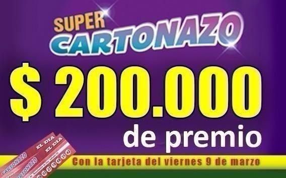 Controlá El Cartonazo, podés ganar $200.000