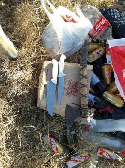 Incidentes previos: armas y alcohol