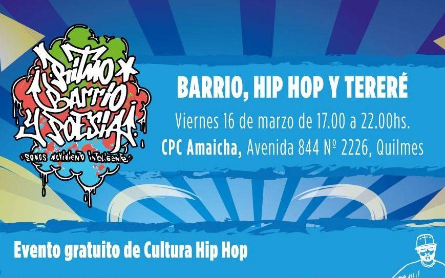 Se viene el festival "Barrio, hip hop y tereré"