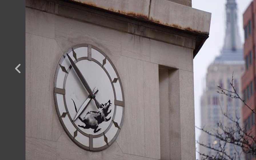 Bansky lo hizo de nuevo: Manhattan amaneció con pintada del misterioso artista