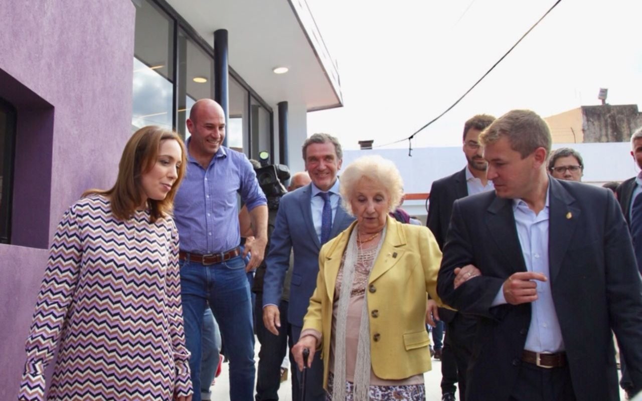 Molina en inauguración de un Espacio de la memoria en La Plata