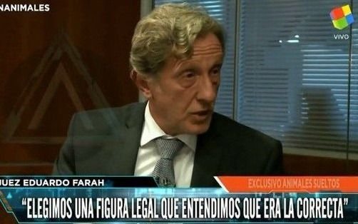 Farah defendió su fallo sobre López y dijo que Macri "debería medirse un poco"