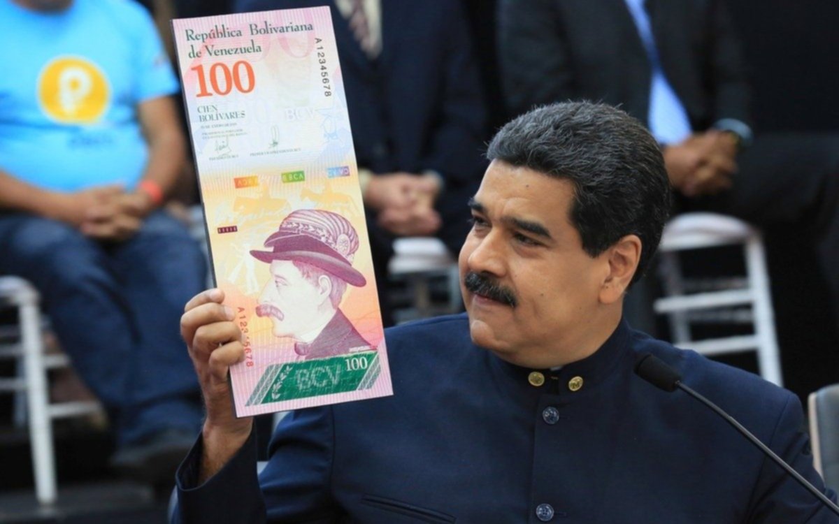 Ante la escalada inflacionaria, Maduro presentó un nuevo cono monetario