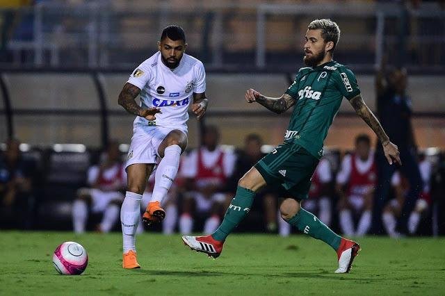 Santos perdió la primera semifinal del Paulista a manos de Palmeiras en el Pacaembú