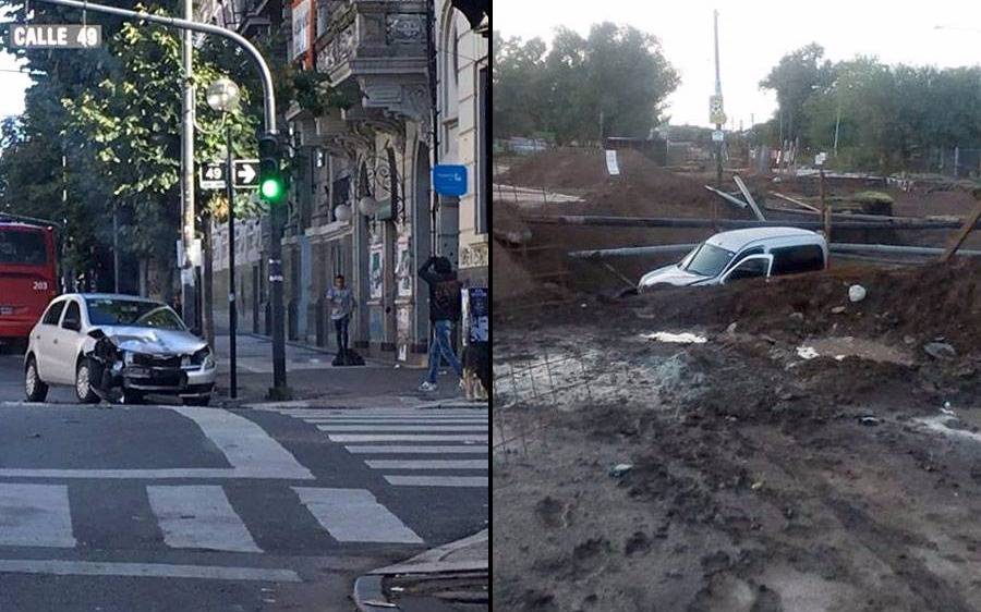 Una mañana accidentada en la Región