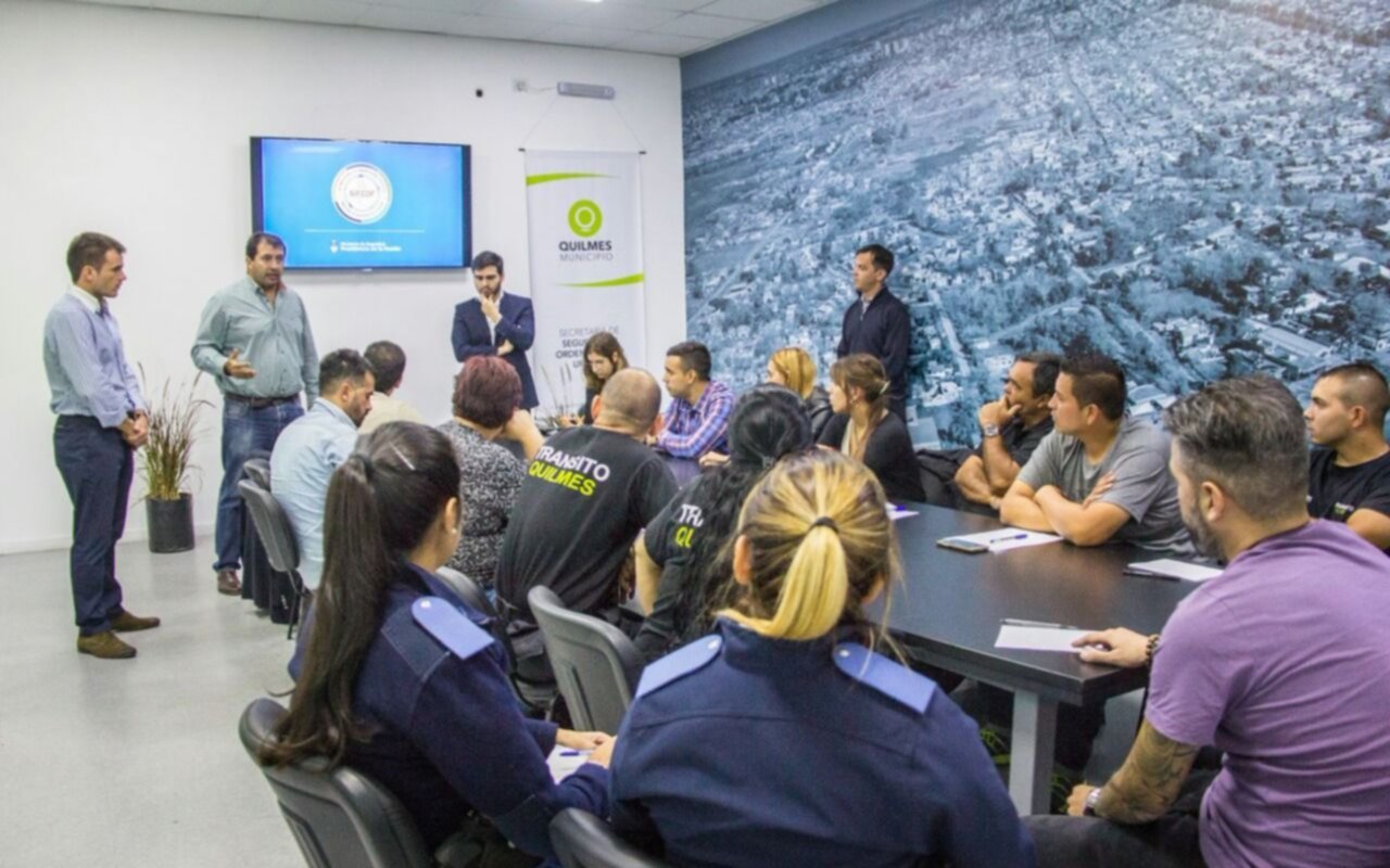Quilmes adhirió al sistema federal de comunicaciones policiales