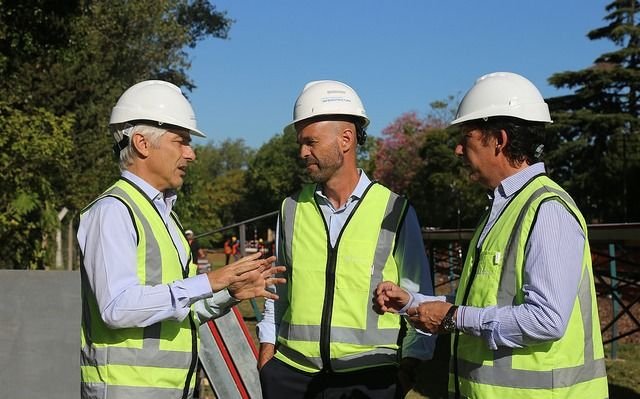 Posse y Dietrich recorrieron obras en San Isidro