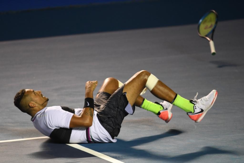 Kyrgios, el “chico malo” del tenis, protagonizó otro show