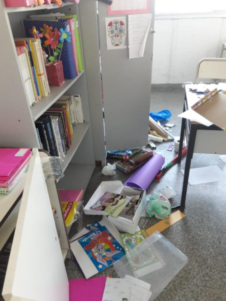 Indignación en Tolosa por el robo en una escuela