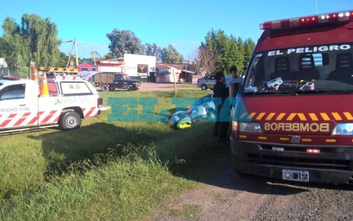 El Peligro movilizado: hubo despistes y un incendio en la zona
