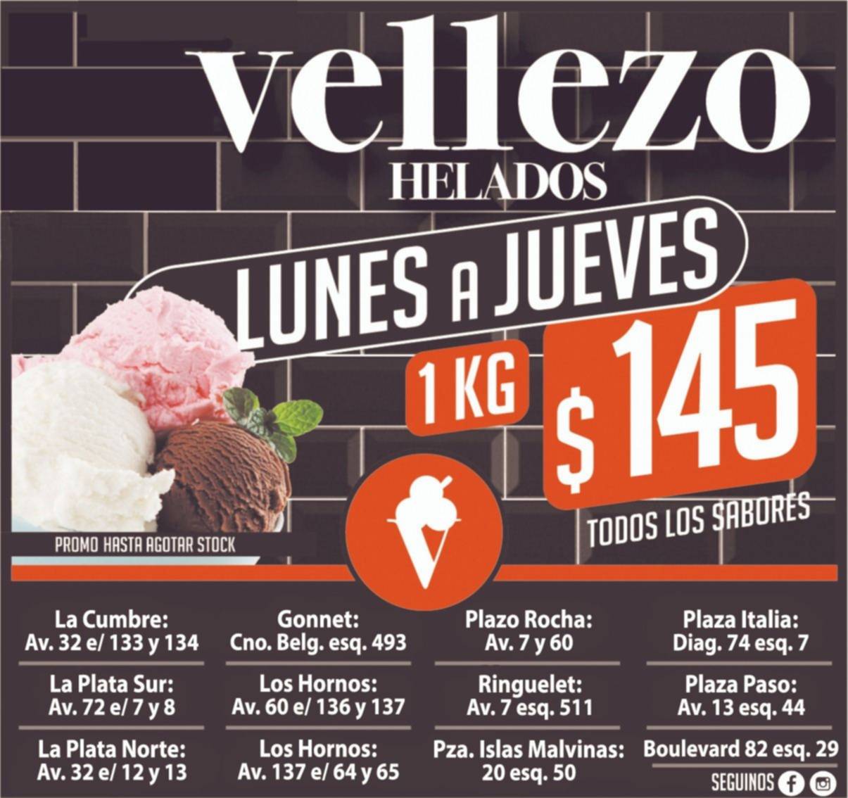 Vellezo te espera con una increíble oferta en helados
