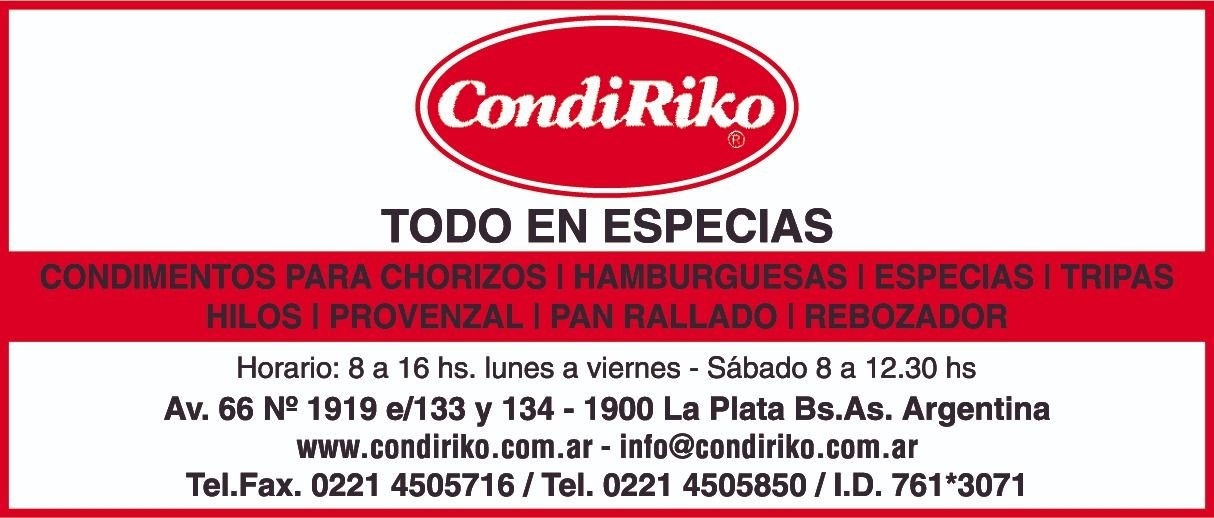 Condiriko: todo para la carneada