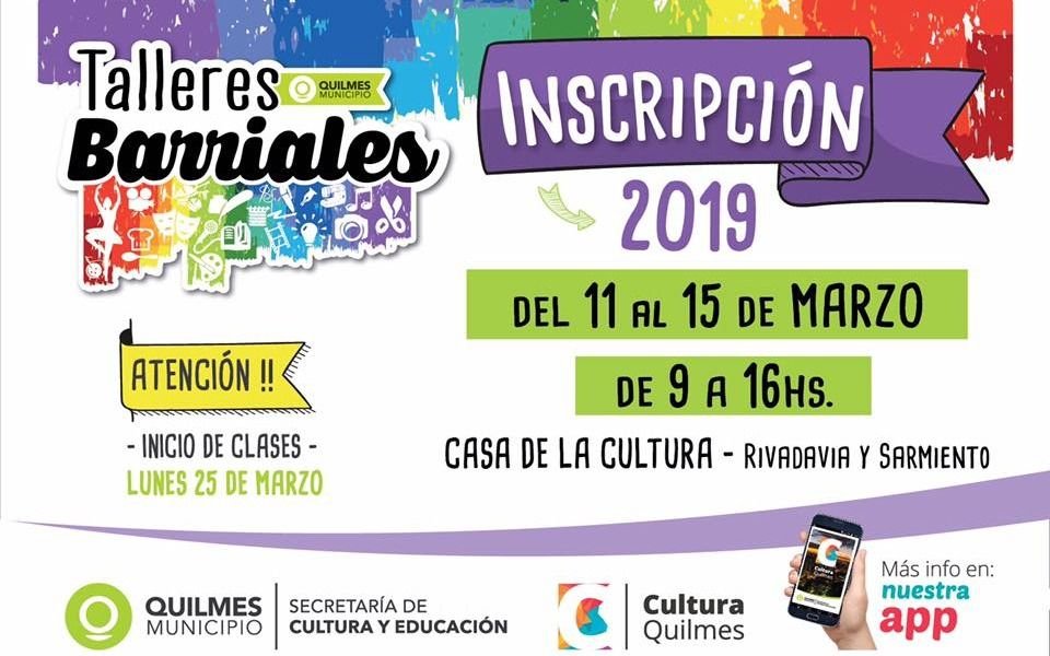 Comienza un nuevo ciclo de los Talleres Barriales