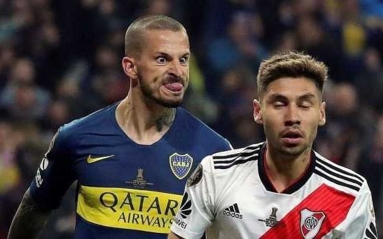 Juntos después de una escena en el River-Boca que dio mucho que hablar