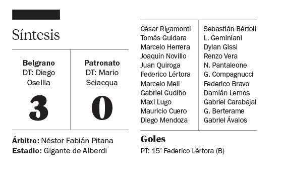 Belgrano goleó a Patronato y sueña
