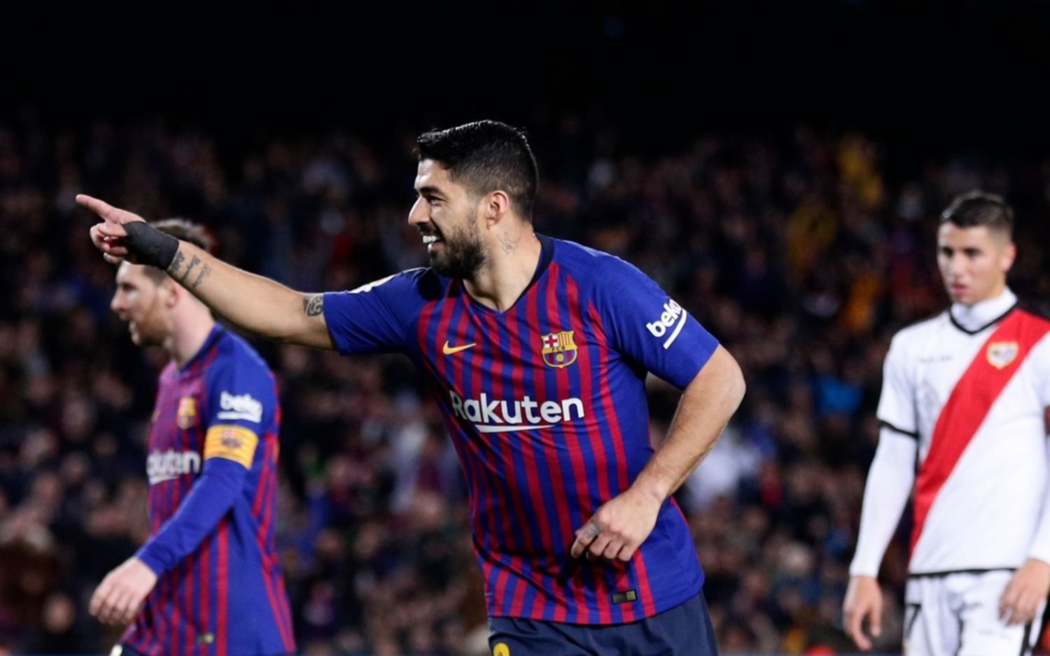 Con un gol de Messi de penal, Barcelona venció 3 a 1 al Rayo Vallecano