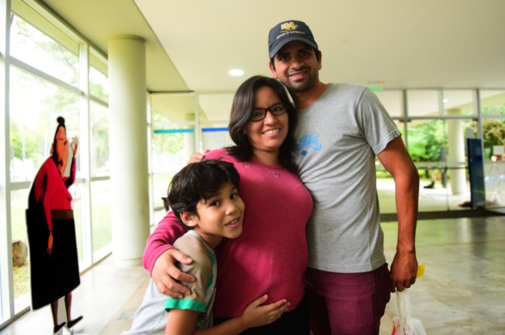 En familia fueron de visita al Planetario