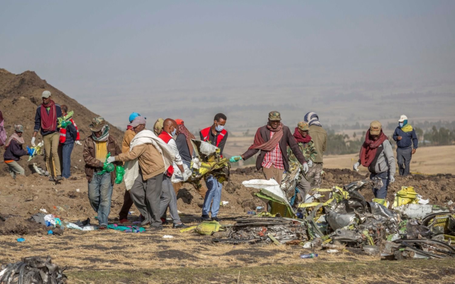 Recuperaron la caja negra del avión de Ethiopian Airlines que se estrelló