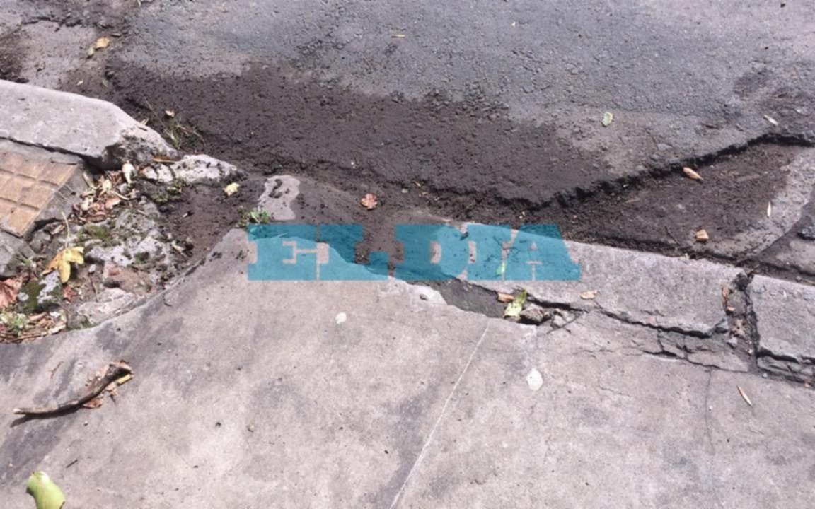En 2, 54 y 55 denuncian que "ya desapareció el cordón"