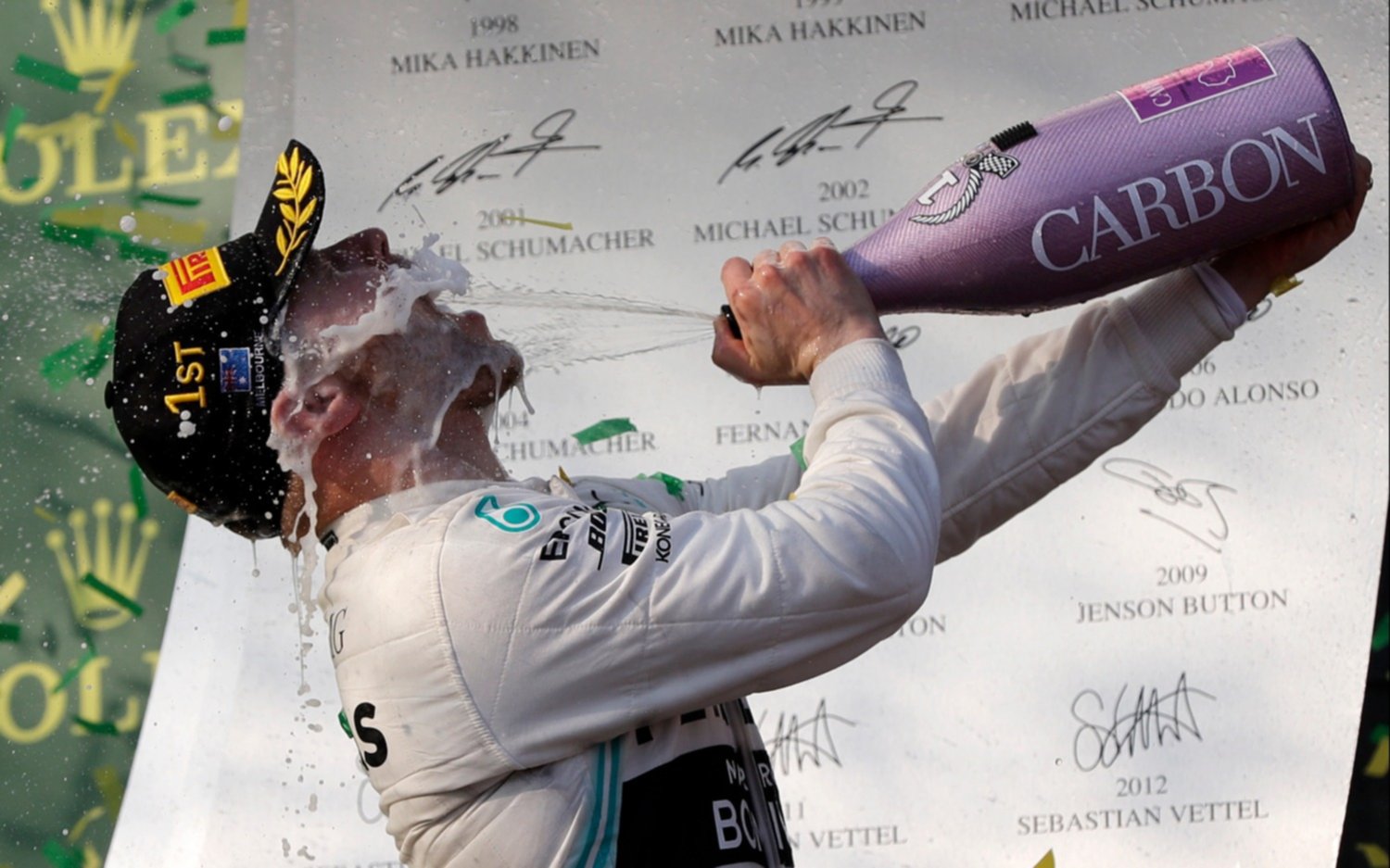 El finlandés Bottas se quedó con la  primera del año en la Fórmula 1