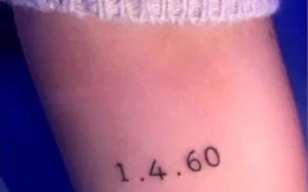 Juanita se hizo su primer tattoo, en honor a papá Marce