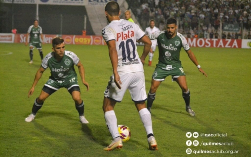 Quilmes pasó raspando ante Sarmiento