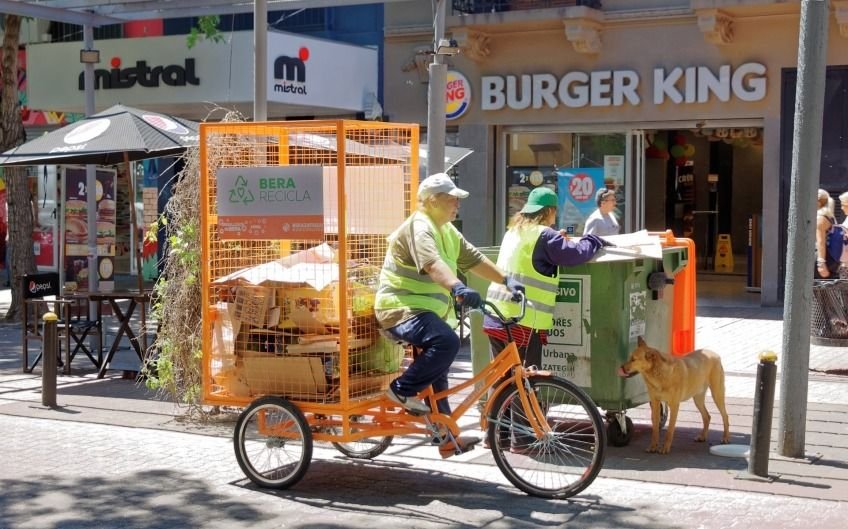 Berazategui suma bicis recicladoras para una ciudad más limpia