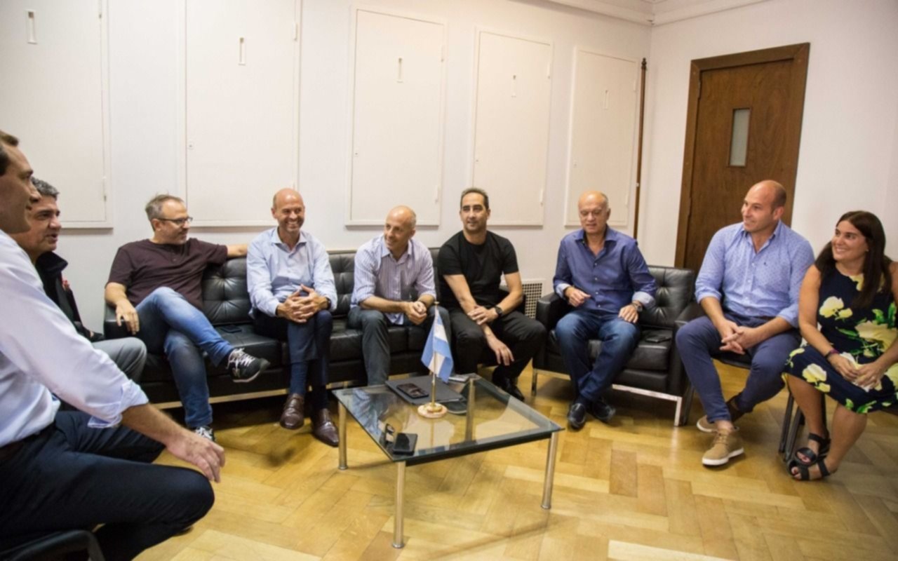 Reunión de Molina con el ministro de Transporte de la Nación