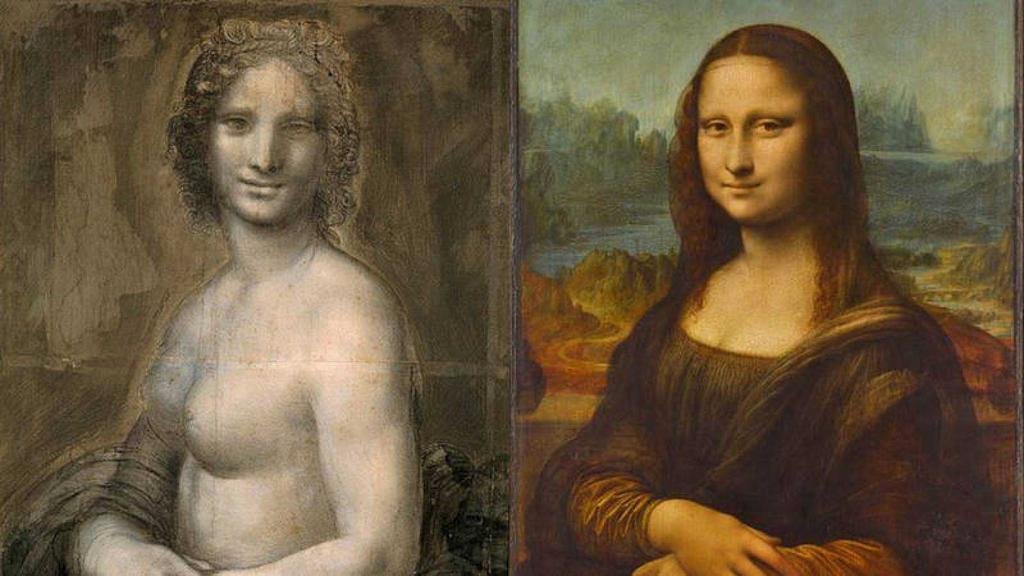 Atribuyen a Leonardo Da Vinci la autoría del dibujo de “La Gioconda desnuda”