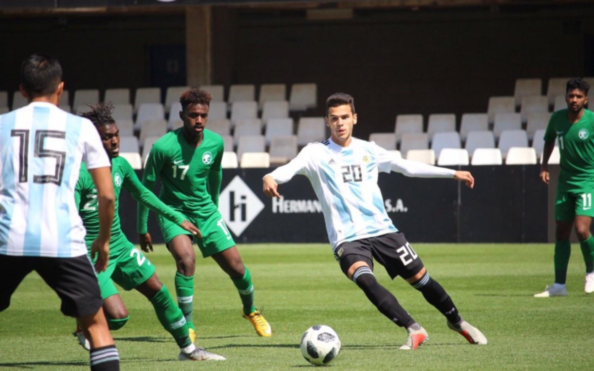 La Selección sub-20 goleó a Arabia Saudita