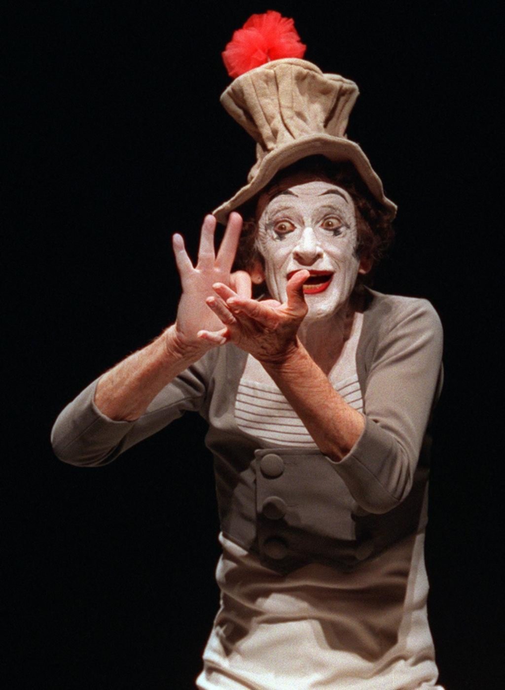 Marcel Marceau, todo un lujo, y repetido, para el público platense
