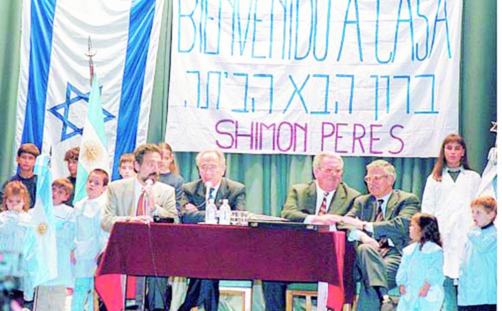 La breve pero recordada visita de Shimon Peres