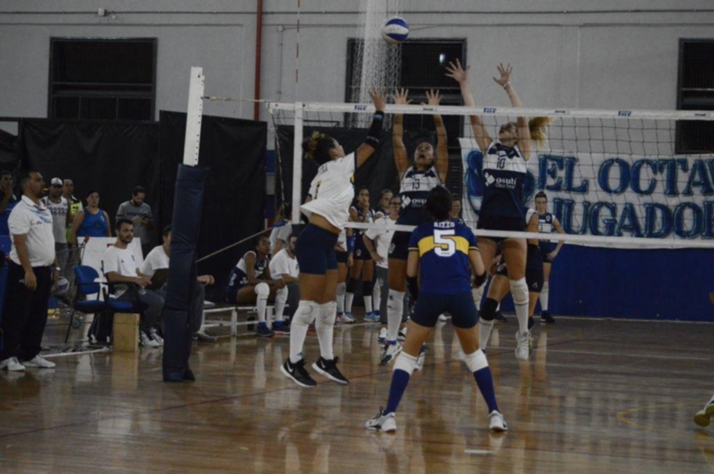 A Gimnasia lo “bloqueó” un Boca más potente, en vóley