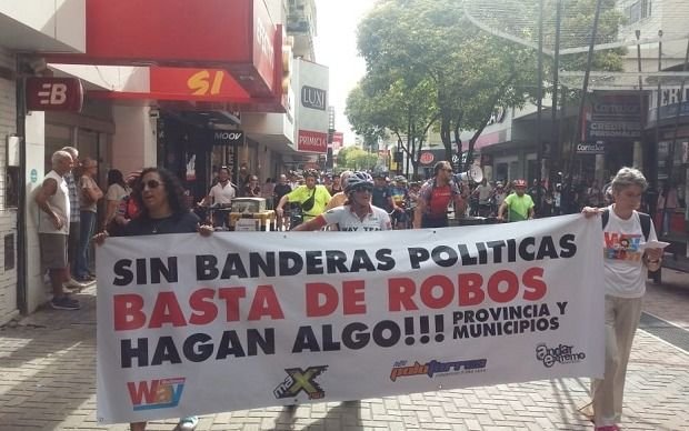Marcha de Ciclistas en reclamo de seguridad