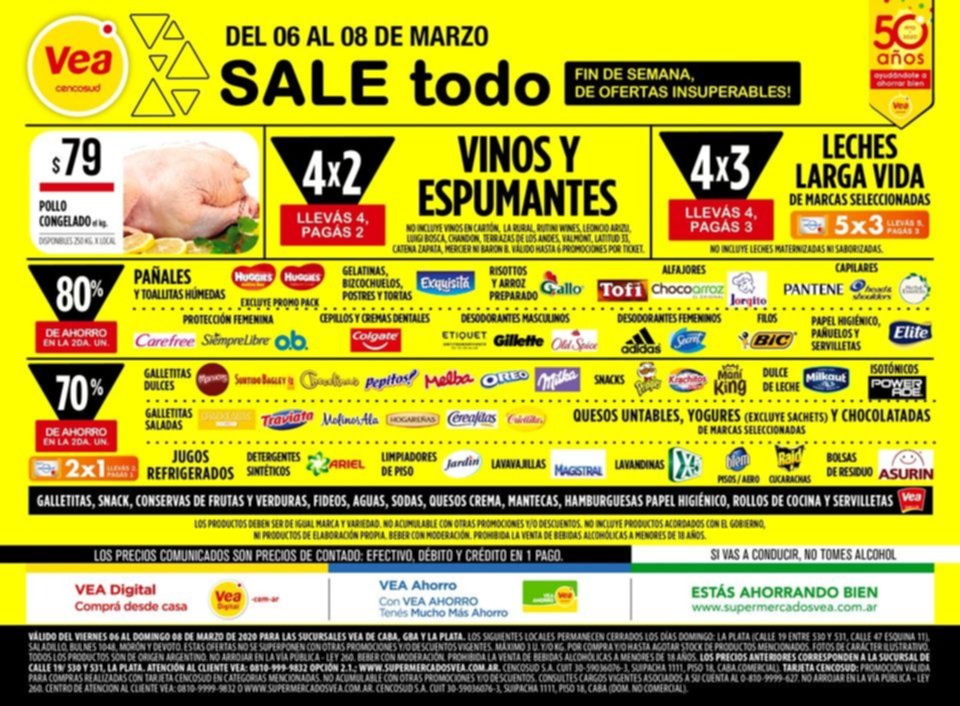 Fin de semana de ofertas insuperables del 6 al 8 de marzo