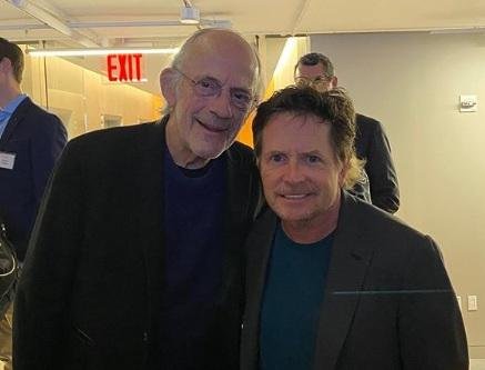 El futuro llegó: la enternecedora foto de Marty McFly y Doc después de 35 años