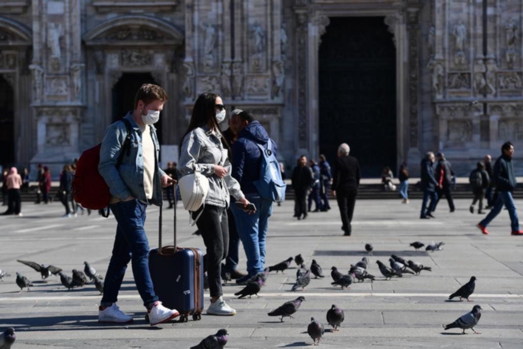 La cuarentena por la epidemia de coronavirus provoca en Milán angustia y desconcierto