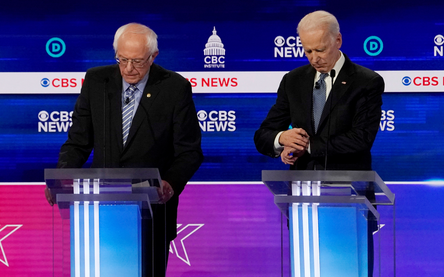 Biden se aleja de Sanders antes de otro martes de internas demócratas en EE.UU