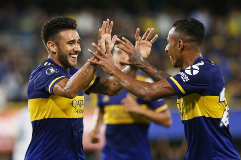 Boca jugó a lo campeón y pasó por arriba a Independiente Medellín