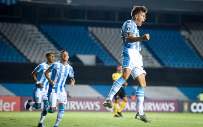 Racing ganó y se convierte en puntero del Grupo F de la Copa Libertadores