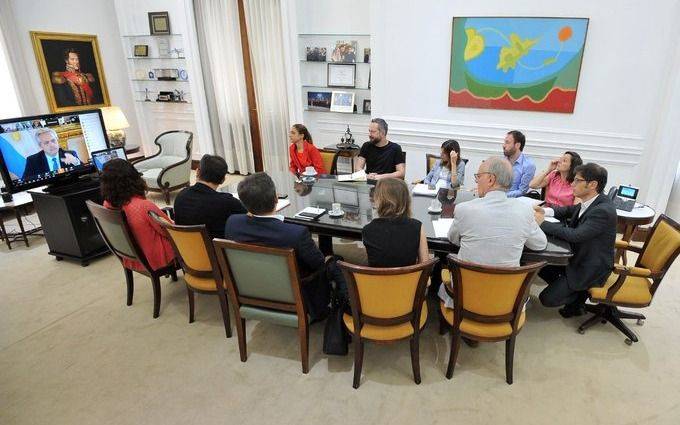 Kicillof encabezó reunión de gabinete para delinear estrategias por el coronavirus