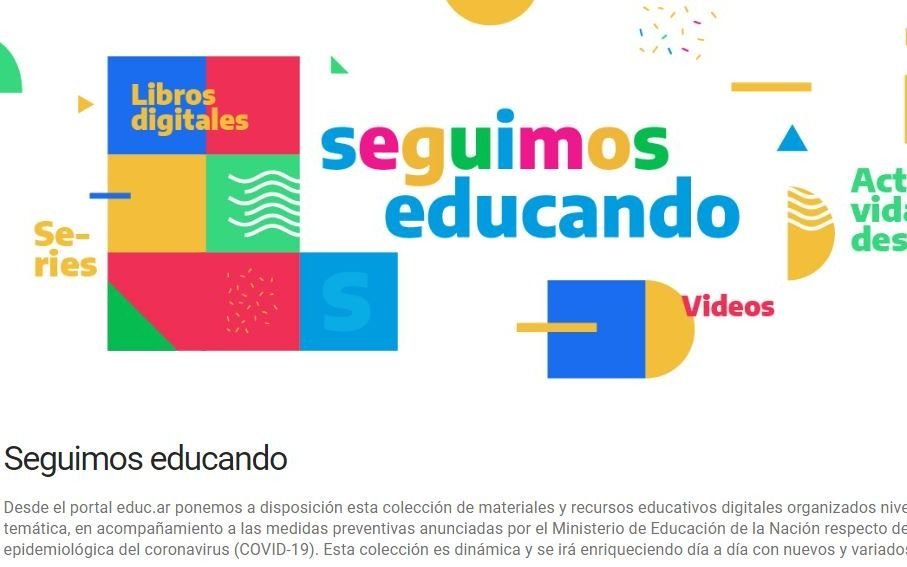 Clases suspendidas: anuncian cuatro horas de contenidos educativos por TV y un sitio web