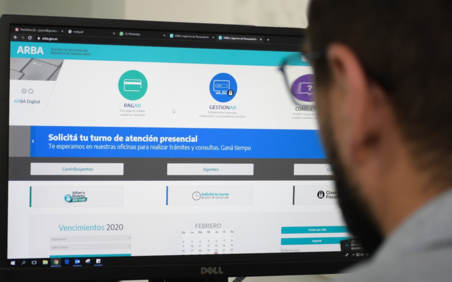 Arba refuerza la atención digital e implementa turnos para limitar la concurrencia de contribuyentes