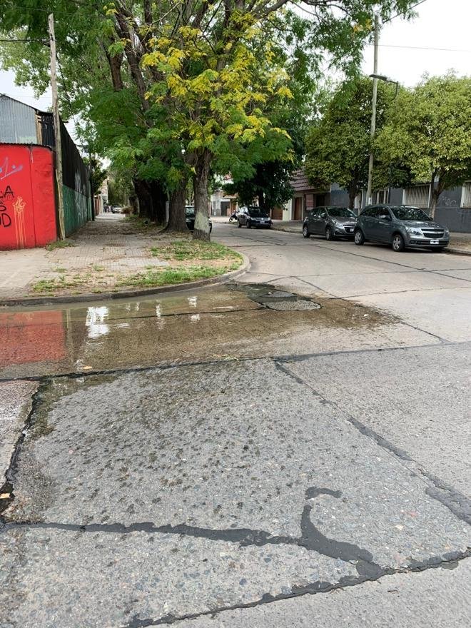Olor insoportable por un desborde en 6 y 37