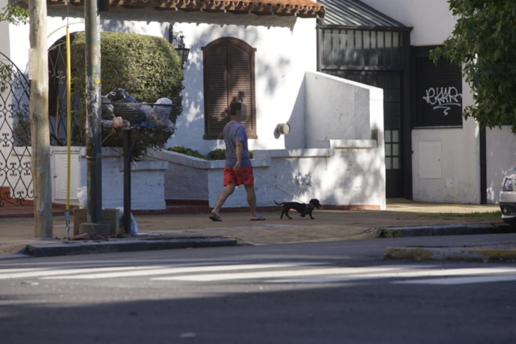 Salir a lavar el auto no se permite y pasear al perro se puede, pero sin alejarse de la casa