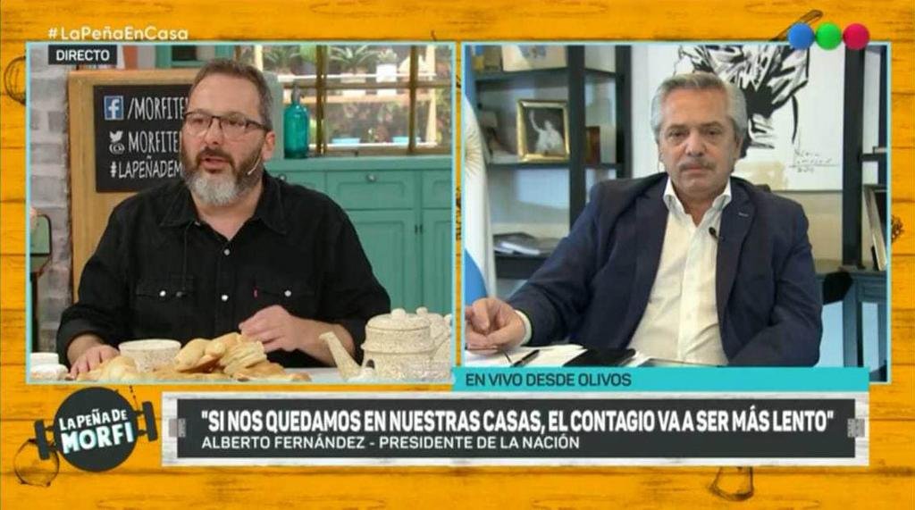 Tevé en cuarentena: invitados virtuales, distanciamiento social y mucho alcohol en gel