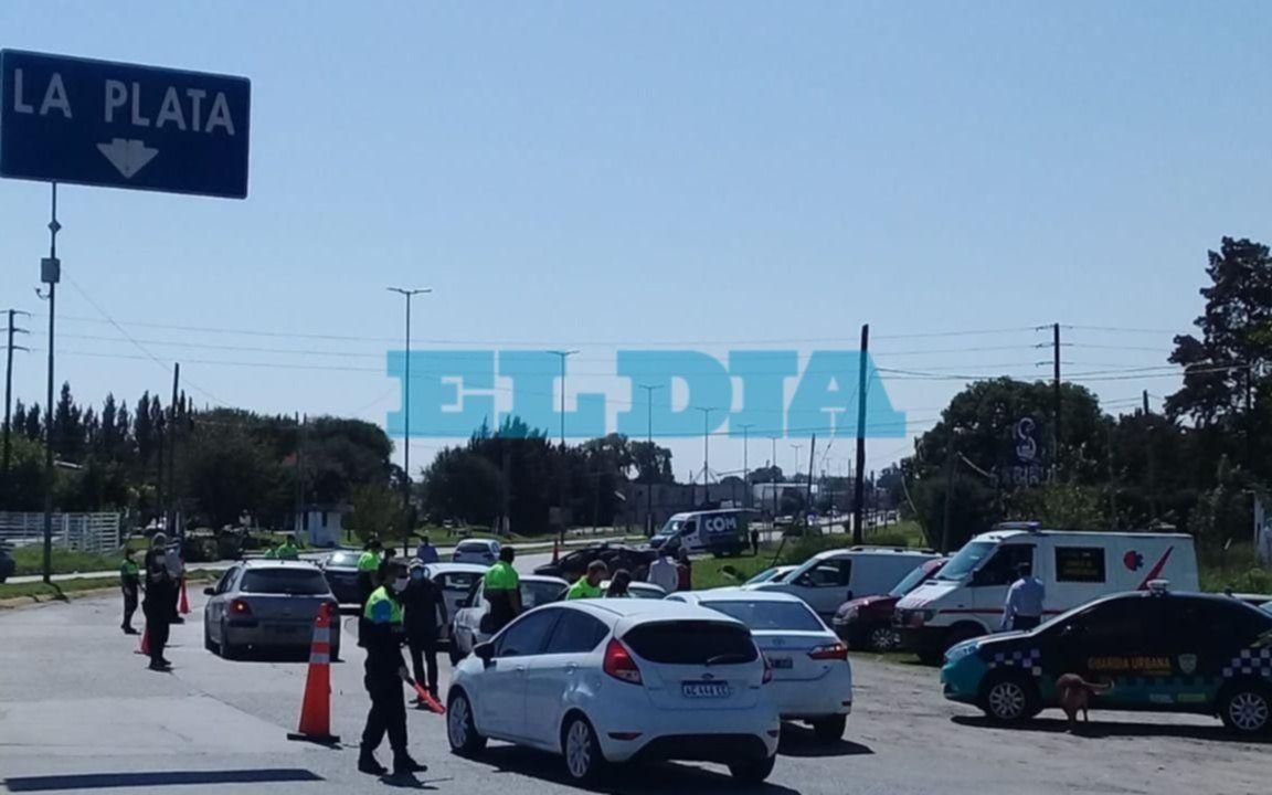Ya se realizan controles más estrictos en los accesos de La Plata
